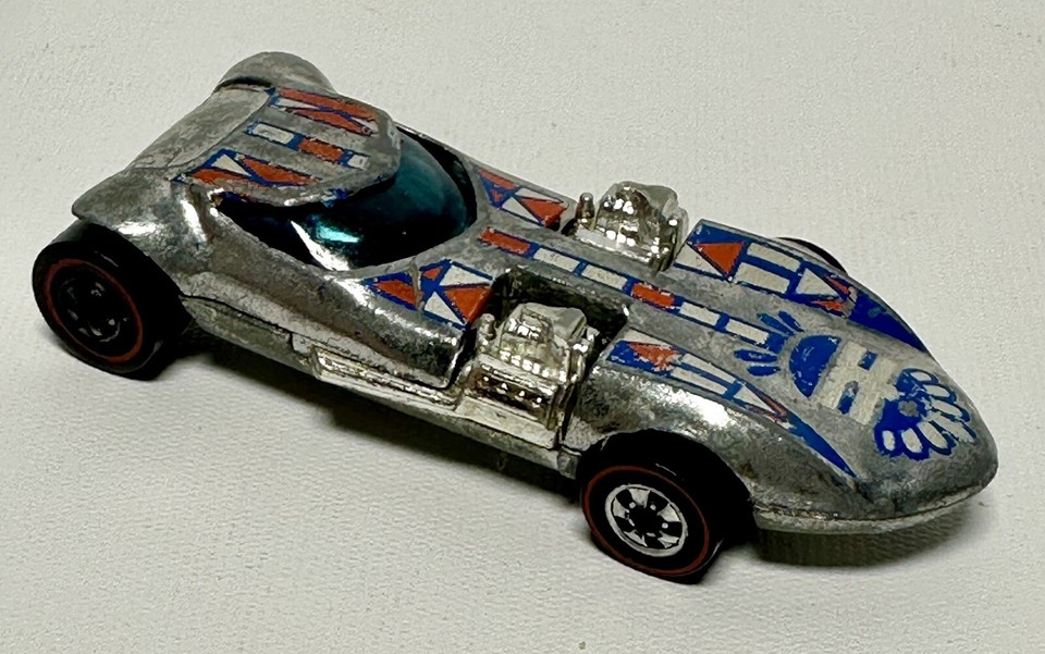 Hot Wheels Super Chroms 1:64 - Roma Z-Rod Diecast Modellauto Im 10er-Pack Sammelkarten Set