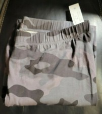 NOBO ANKLE LEGGINGS DARK GREY CAMO L/G 11-13 JUNIORS NEW WITH TAGS  