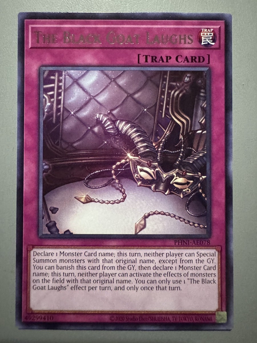 YUGIOH THE BLACK GOAT LAUGHS (TRAP) ASIA ENGLISH EDITION PHNI