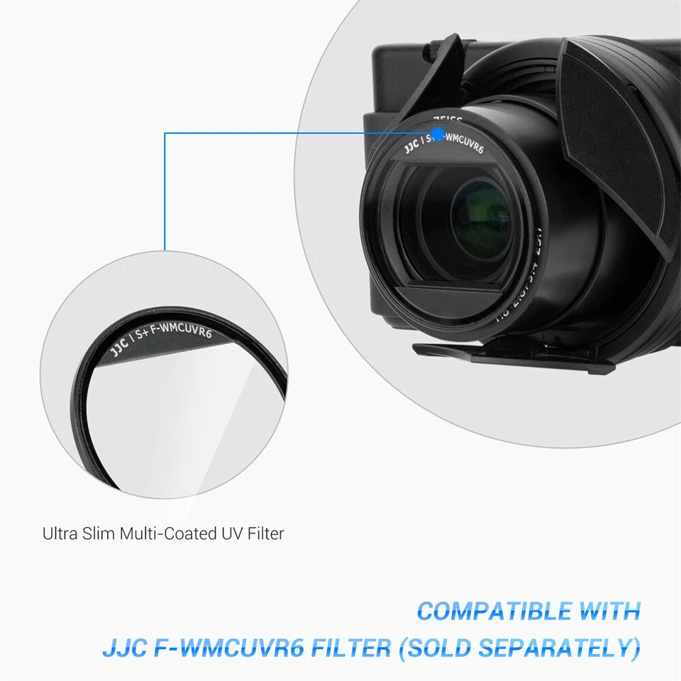 JJC Auto Open Close Lens Cap Cover Protection for Sony ZV-1 ZV1 ZV-1 II Camera - Image 4 of 4