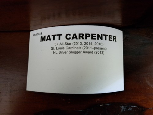 Matt Carpenter ROMLB autographed Fanatics Authentication - Picture 5 of 5