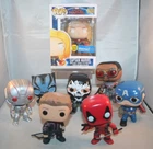Funko Pop! Marvel - Captain Marvel #432, Falcon, Black Panther and more Lot of 8