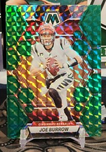 2023 Mosaic Joe Burrow #40 Green Mosaic Prizm Cincinnati Bengals