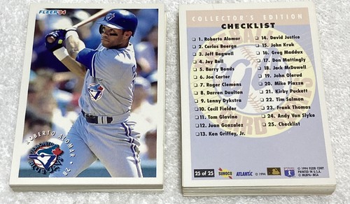 2 Sets of 25 Fleer Baseball Card Series 1994 Sunoco Collector's Edition Complete - Picture 10 of 10