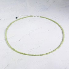 Turquoise Beaded Necklace for her Delicate Stone Choker Healing Crystal Necklace