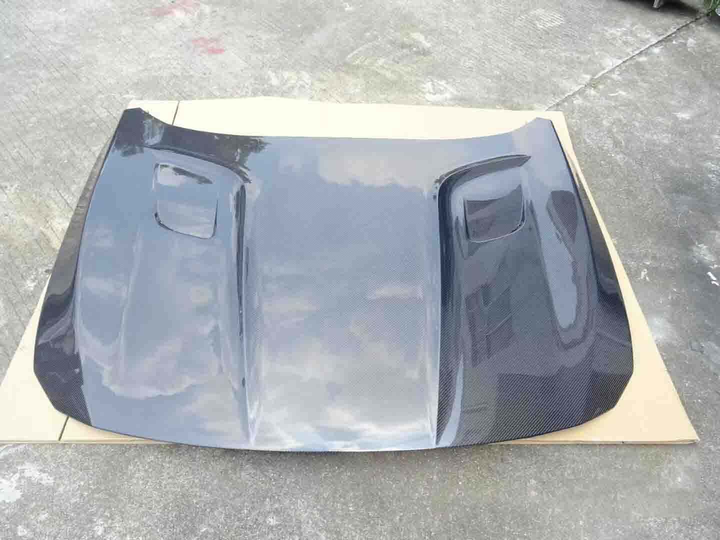 Real Carbon Fiber Engine Hood Bonnet Panel Cover Trim For 18-22 Honda Accord 4DR