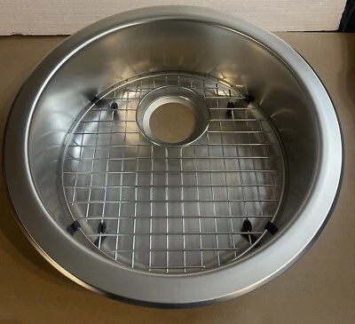 BLANCO rondo 513652 stainless dual mount Bar sink & matching 221032 grid