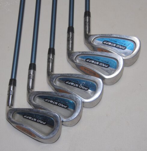 Wilson Pro Staff Oversize Women's Golf Irons Ladies 6,7,8,9,P Multi Metal 5 pcs - Picture 2 of 10