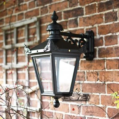 BLACK COUNTRY METAL WORKS Lanterna da parete vittoriana standard con fissaggio superiore 61 x 46 cm