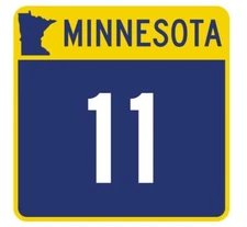 Minnesota State Highway 11 Sticker Decal R4710 Highway Route Sign 