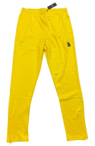 OCTOBERS VERY OWN OVO Men s Yellow Classic Track Pants w Zip Legs