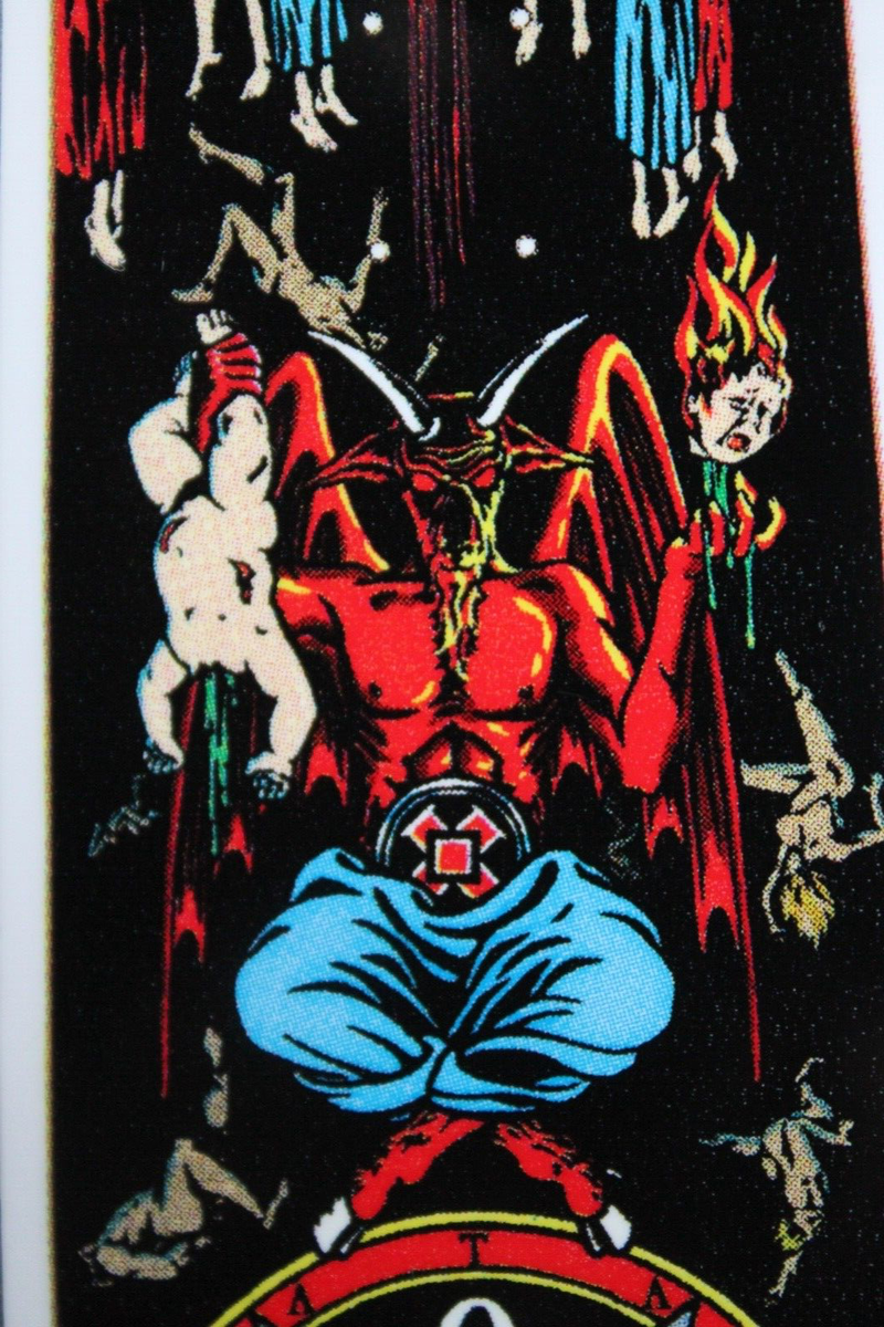 101 Skateboards Satan Devil Hell Z73A Original Re-Issue