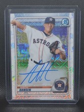 2020 BOWMAN CHROME AUSTIN HANSEN HOUSTON ASTROS AUTO Mojo Refractor RC ROOKIE