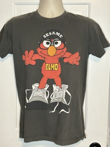 2 - Sesame Street Shirts - Size Medium - Cookie Monster And Elmo - Picture 2 of 7