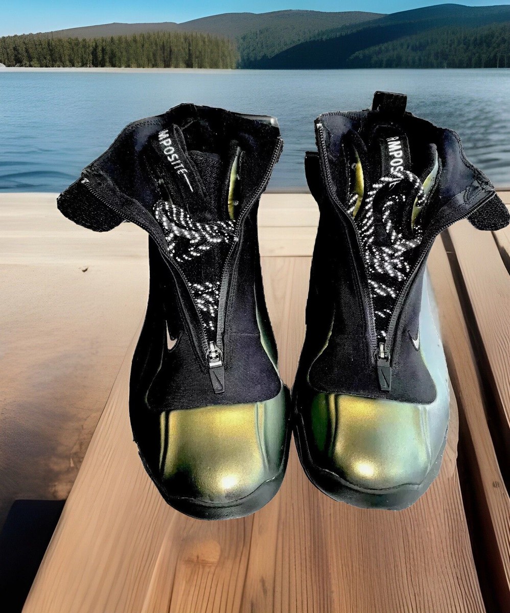 NIKE ACG I-95 POSITE MAX SNEAKER BOOT GOLD-METALLIC/BLACK NIKE ACG I-95 POSITE MAX SNEAKER BOOT GOLD-METALLIC/BLACK