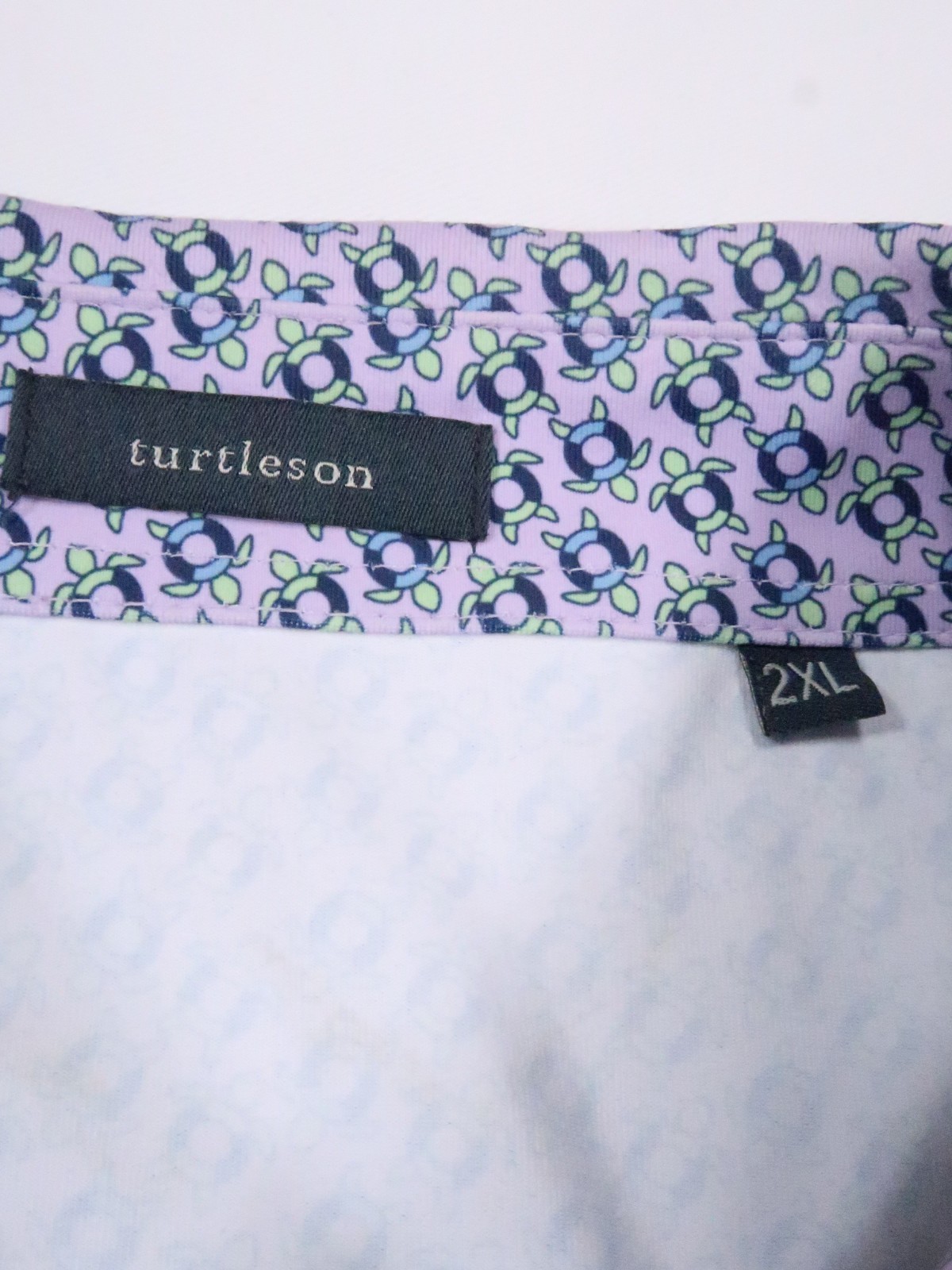 TURTLESON Mens XXL Old Head Links Ireland Country golf club polo shirt turtles image 8