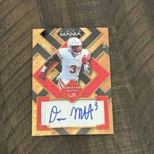 2023 Wild Card Auto Mania Donavan Mutin RC Auto Gold /4 Rookie 1/4. rookie card picture