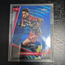 2024 Topps Chrome MLS #107 Jahkeele Marshall-Rutty Blue Refractor #/150