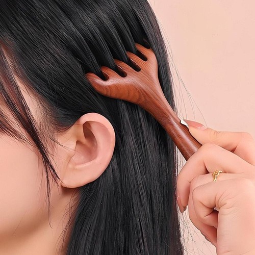Six-Claw Long Handle Comb Massage Gua Sha Tools for Promote Blood Circulation - Picture 5 of 12