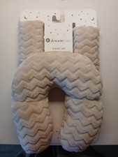 Travel Neck pillow for kids w/ seat belt covers by Dream Kids