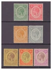 Nyasaland Protectorate GV 1921 wmk. mult. script CA set to 6d MM/MH SG100-107