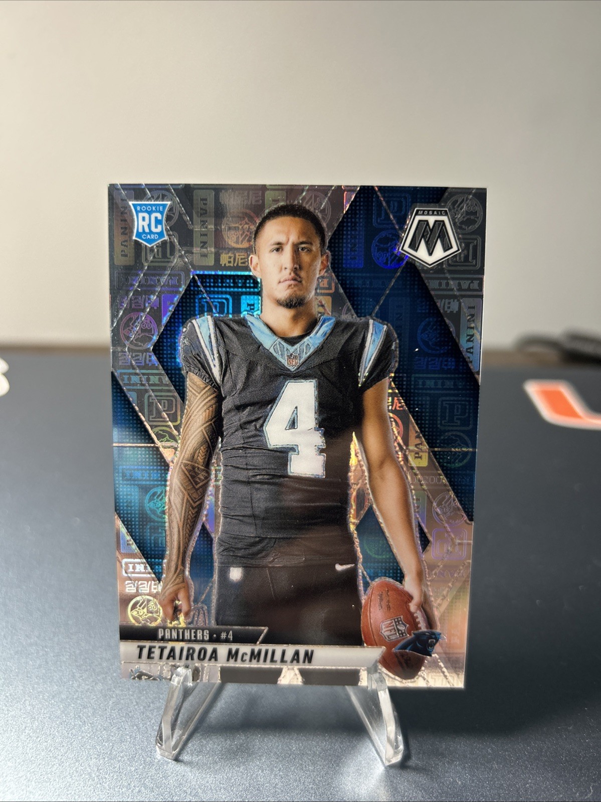 2025 Panini Mosaic Tetairoa McMillan #274 Variation /149 Silver Knight Prizm RC