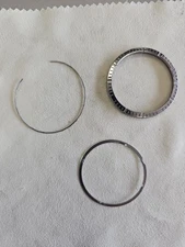 Breitling Stainless Steel Bezel With Inner Wire And Click Spring, Original, Used