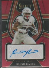 2022 Select Ronnie Rivers Bulldogs Autographed Rookie Football Card. rookie card picture