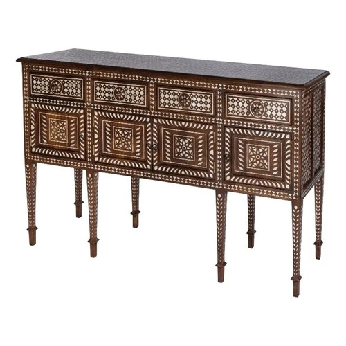 Butler Specialty Company Manali 60"W Mother of Pearl Console Table - Brown - Picture 1 of 9
