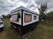 Esterel Folding Caravan 2 Berth, very roomy inside, and folds down to a trailer