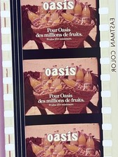 Pub OASIS  Film pellicule 35 mm cinéma  "Le rêve d'un planteur" Bon Etat