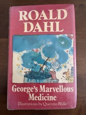 Roald Dahl Georges Marvellous Medicine 1st Edition 1st Impression 1981 Unclipped
