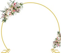 Ballonbogen 2,2M Gold Metall Kreis FüR Hochzeit Party Geburtstagsfeier Dekor