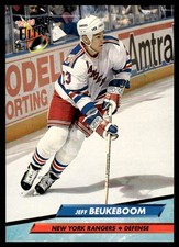 1992-93 Ultra !!!! Jeff Beukeboom New York Rangers #351