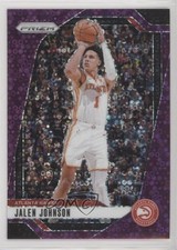 2024-25 Panini Prizm Fast Break Purple Prizm 4/75 Jalen Johnson #120 0d0q