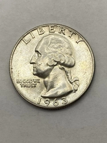 1963-P Washington Quarter — photo from the most recent tracked eBay sale