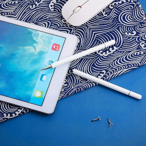 12 pièces embouts de stylet plumes de rechange universelles disque tactile de voyage - Photo 5 sur 12