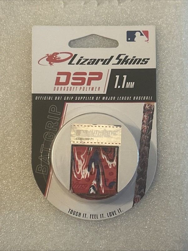 New Sealed Lizard Skins 1.1 Mm Bat Grip With Durasoft Polymer Patriot Camo