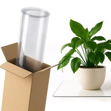 Transparent Mat Desk Floor Mat Waterproof Clear PVC Protector 140cm x 80cm