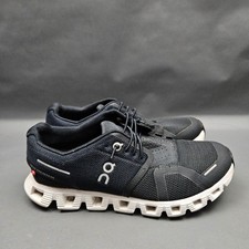 On Cloud 5 Running Shoes Womens Size 6 Black Athletic Training Sneakers