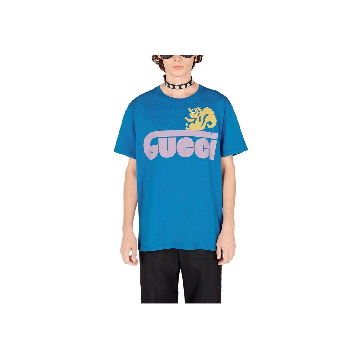 Gucci Retro Skunk Print T-Shirt 'Royal Blue' | eBay