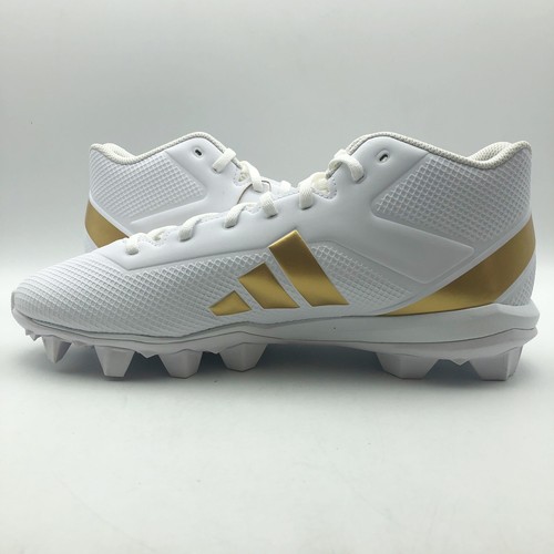 Scarpe da calcio Adidas Adizero Impact 2 modellate da uomo taglia 7,5 oro nuove senza scatola - Foto 6 di 11