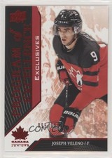 2019 Team Canada Juniors Program of Excellence Exclusives Joe Veleno Joseph 2nt
