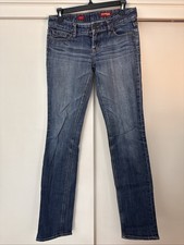 Womens Express Jeans Stella Skinny Leg Stretch Dark Denim Low Rise Size 2L Y2K