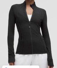 Lululemon Women Size 6 Define Jacket Luon Black LW4AWLS Athleisure Fitted