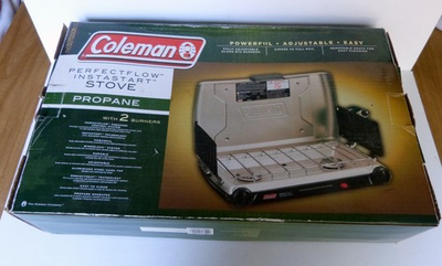 #ad Coleman Perfectflow Instastart 2 Burner Stove Model 2000004120 New $54.95
