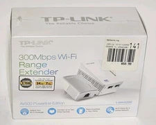 TP-Link AV500 Powerline Edition 300Mbps Wi-Fi Range Extender - New Sealed