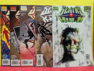THE SENTRY vs FANTASTIC FOUR, HULK, SPIDER-MAN, X-MEN, VOID *5 NM comic set!