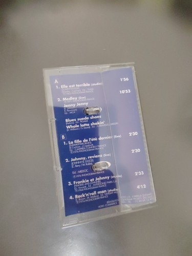 Johnny Halliday Parfums Cassette Audio K7 - Picture 3 of 4