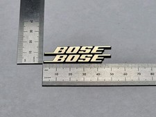 Bose Speaker Badge Logo Emblem Premium Gold Pair With Self Stick Adhesive